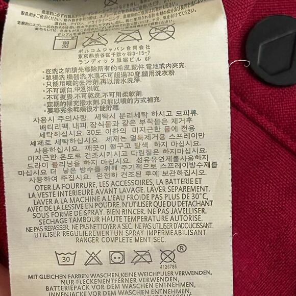 Volcom women's dark hot pink ski snowboard Transfer modern straight pants size L - Picture 12 of 12